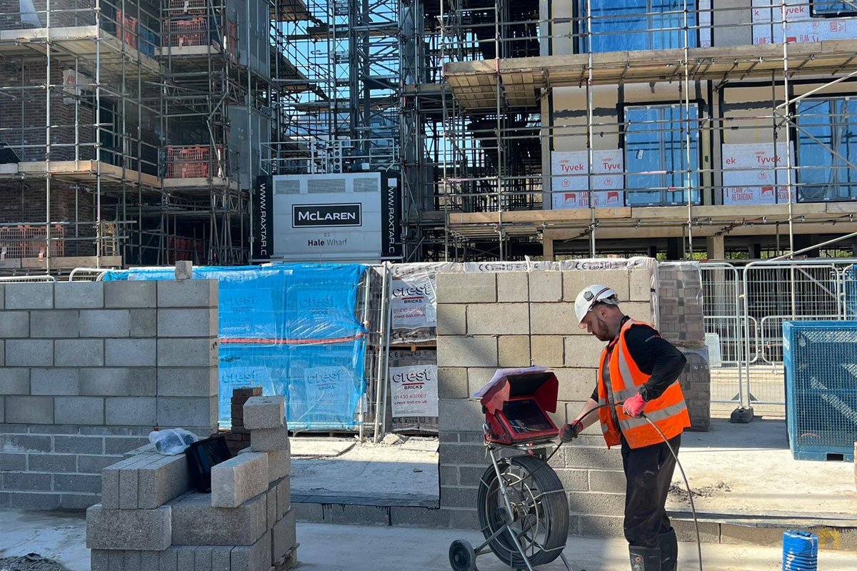 Case Study – CCTV Drain Survey for McLaren at Hale Wharf